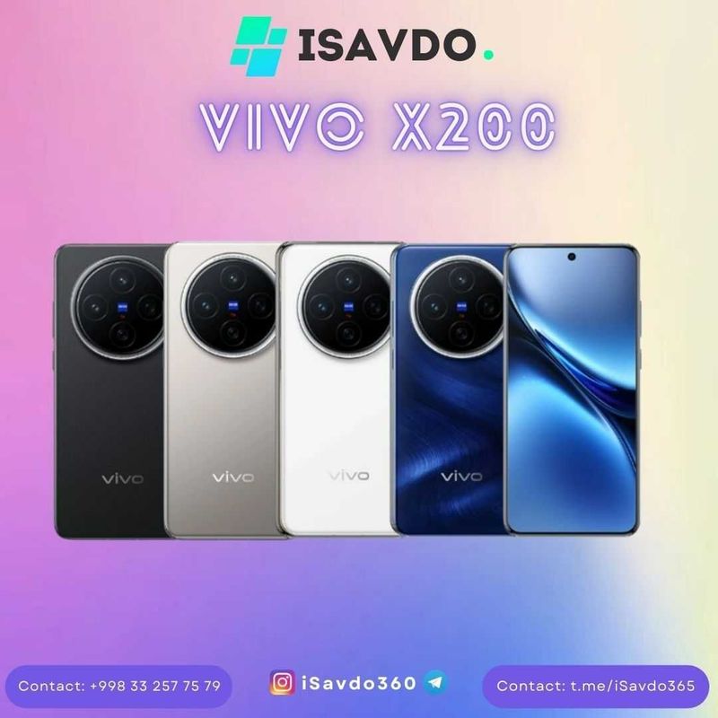 VIVO x200 (Oldindan to`lovsiz | Без предоплаты) (Рассрочка)