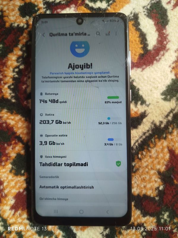 Samsung A72 256/8