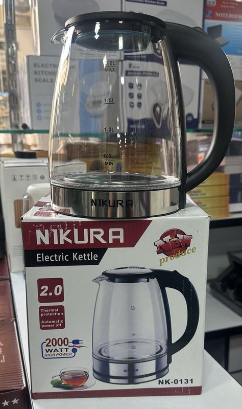 Электрический чайник NIKURA NK-0131 стекляный