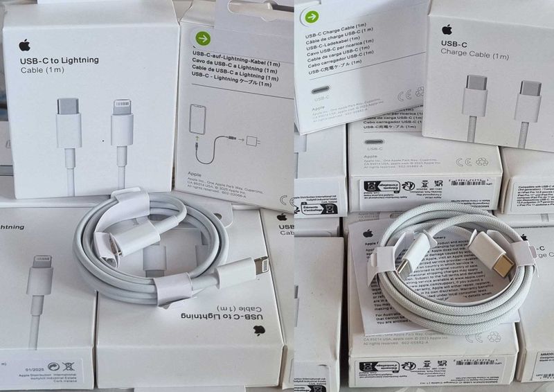Кабель Apple USB Type-C to USB Type-C & USB Type-C to Lighting Кабель Apple USB Type-C to USB Type-C & USB Type-C to Lighting