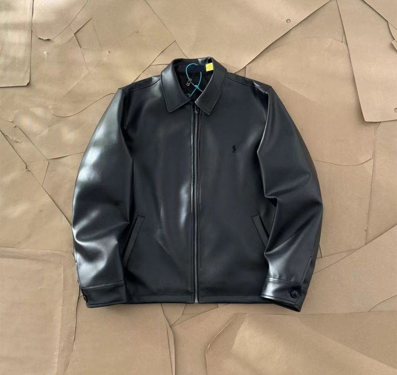 Кожаная куртка Ralph Lauren polo