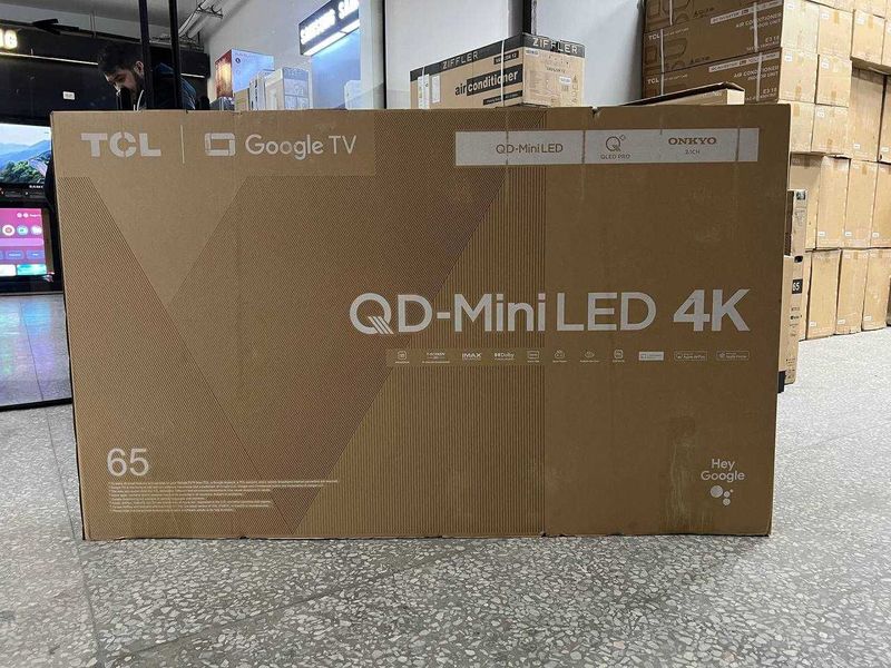 Телевизор TCL 65* C765 4k Miniled 144ГЦ Google Tv + прошивка + доставк