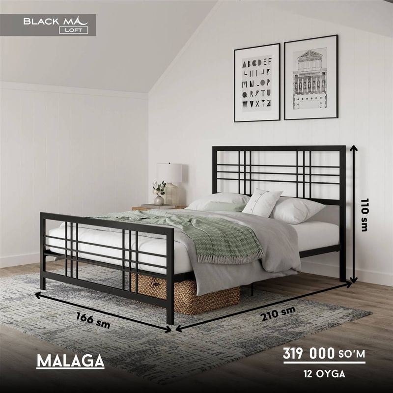 MALAGA metall yotoq modeli