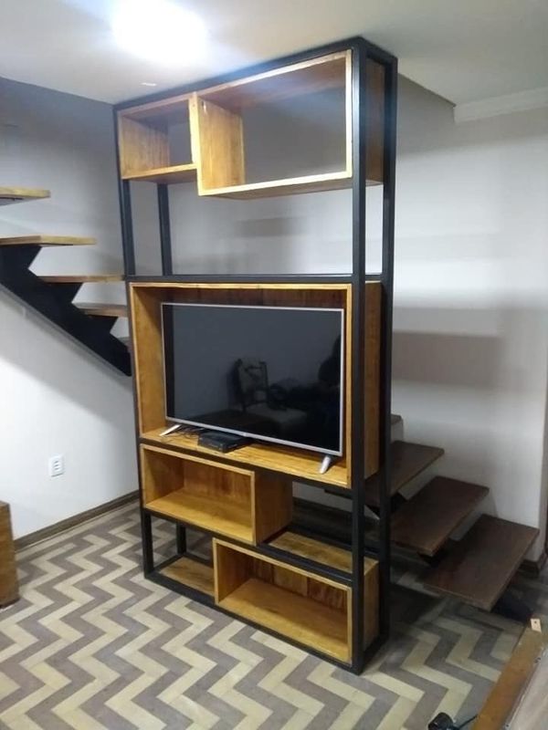 Стеллаж тв лофт stelaj tv loft