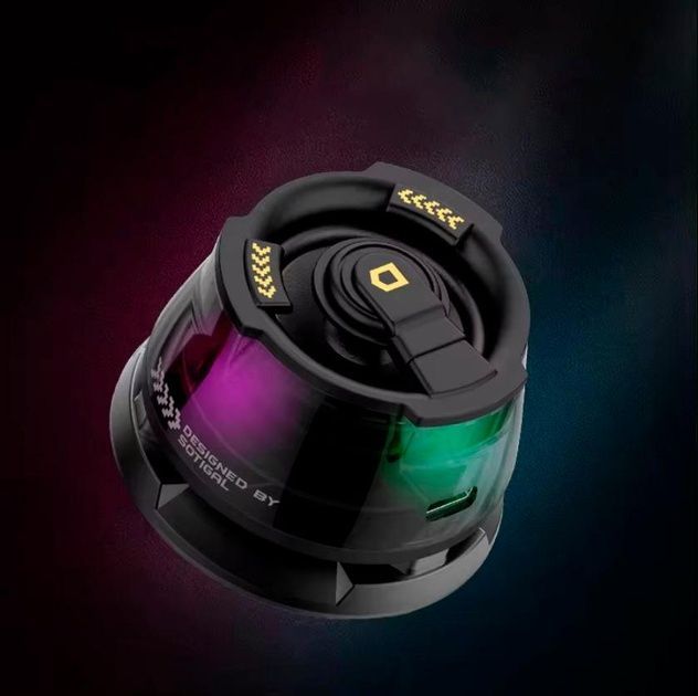 Беспроводная мини-колонка DY100 на магните magnetic speaker RGB Беспроводная мини-колонка DY100 на магните magnetic speaker RGB