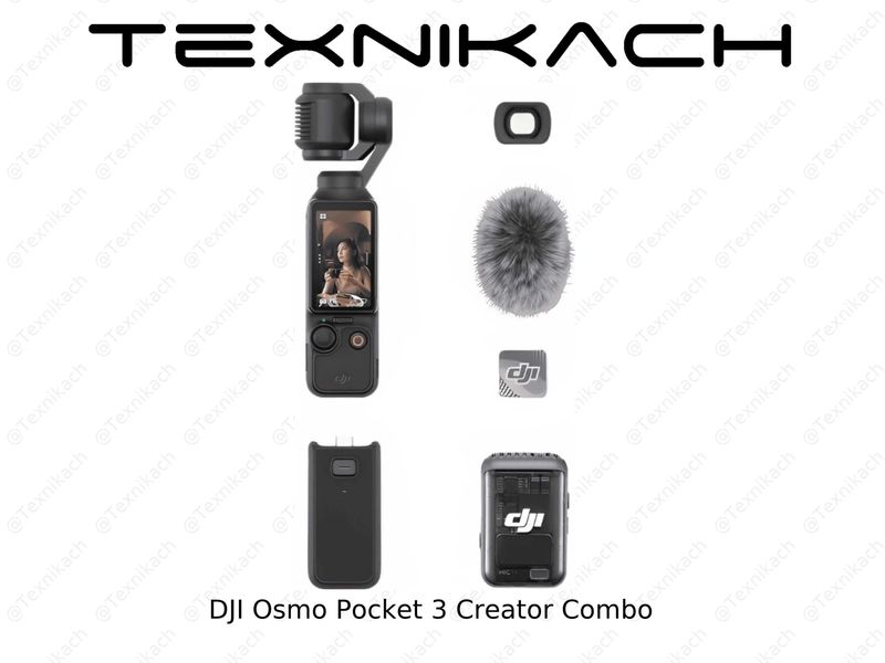 Yangi • DJI Osmo Pocket 3 Creator Combo • Dastavka Yangi • DJI Osmo Pocket 3 Creator Combo • Dastavka