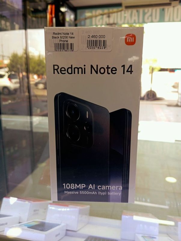Redmi Note 14 8x256 black Sotiladi Redmi Note 14 8x256 black Sotiladi