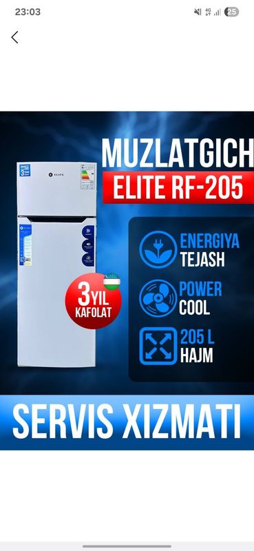 Xolodilnik elite 205