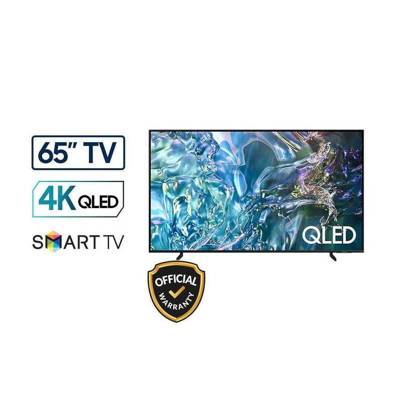 Samsung 65" QLED 4K Smart TV Q60D — Яркое изображение и стиль Samsung 65" QLED 4K Smart TV Q60D — Яркое изображение и стиль