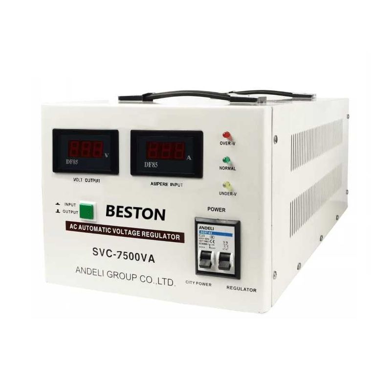 Стабилизатор напряжения BESTON SVC-D7500VA 110-250V Стабилизатор напряжения BESTON SVC-D7500VA 110-250V