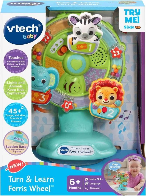 Музыкальная игрушка Vtech Ferris Wheel (Возраст + 0,5 года) Музыкальная игрушка Vtech Ferris Wheel (Возраст + 0,5 года)