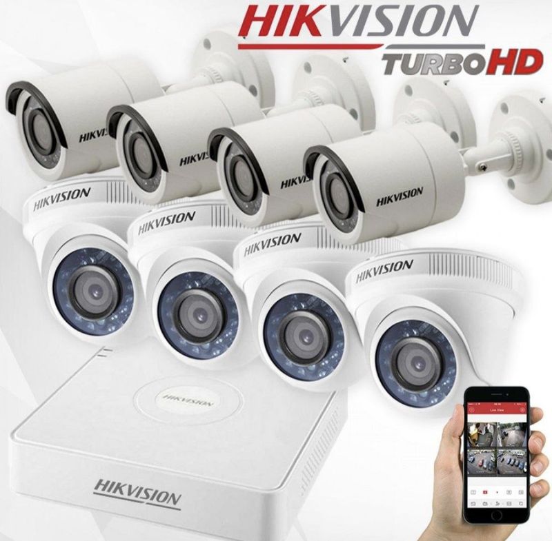 Камера Hikvision HD 8 штук