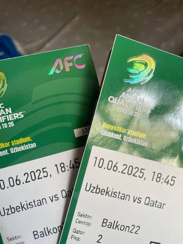 Bilet Uzb vs Qatar 10 iyun Bilet Uzb vs Qatar 10 iyun