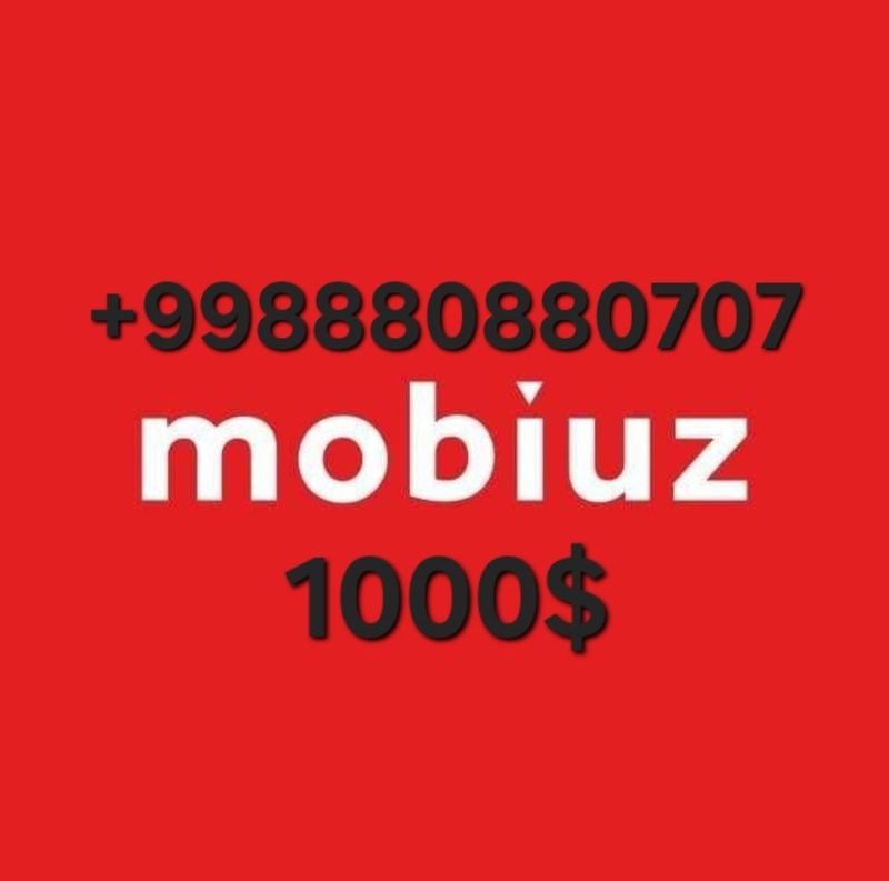 MOBIUZ дан чиройли номер сотилади