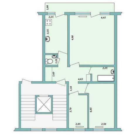 Продаётся 3-х комн. Кунаева, Гранд Мир