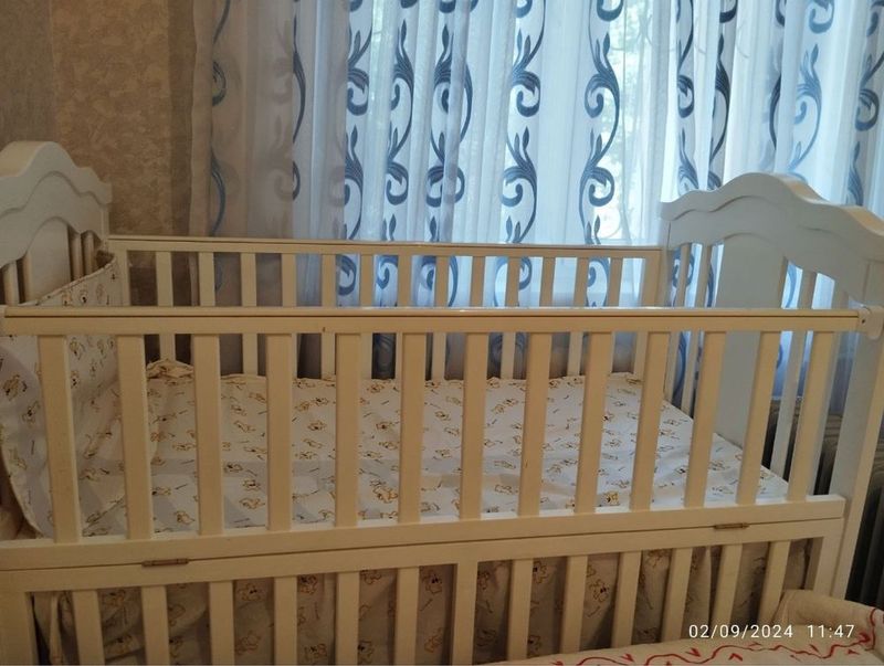 Детская кровать, до 3 года.