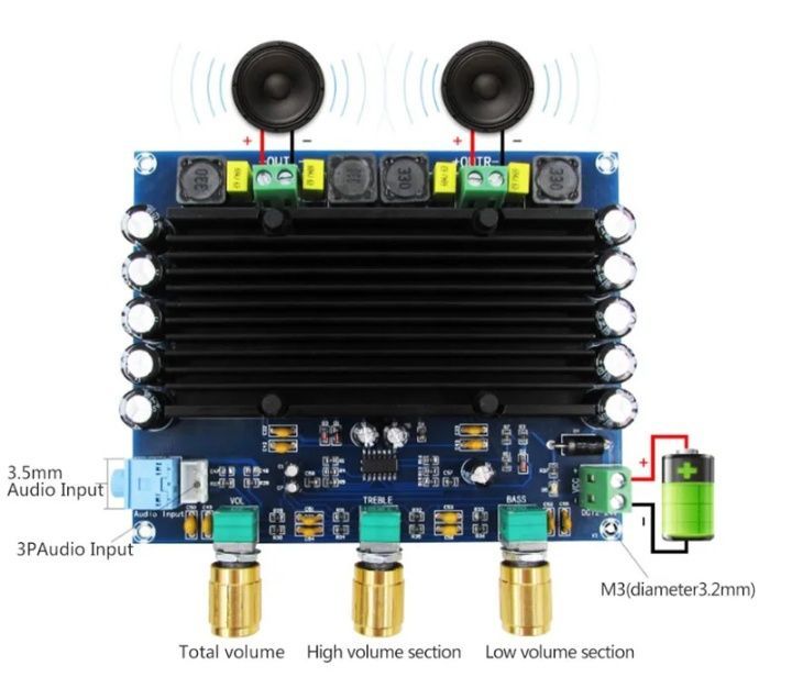 Продам усилитель class D XH-M549 2x100w состоянии новый.