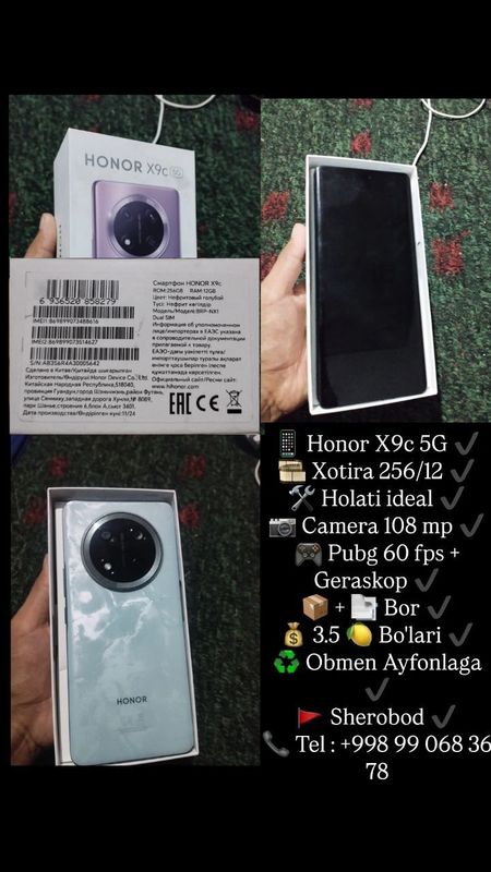 Honor X9c 5G sotiladi Honor X9c 5G sotiladi