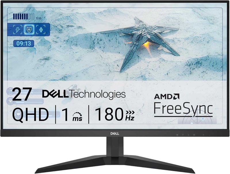 Игровой монитор Dell G2725D - 27-дюймовый QHD 2560x1440 до 180 Гц