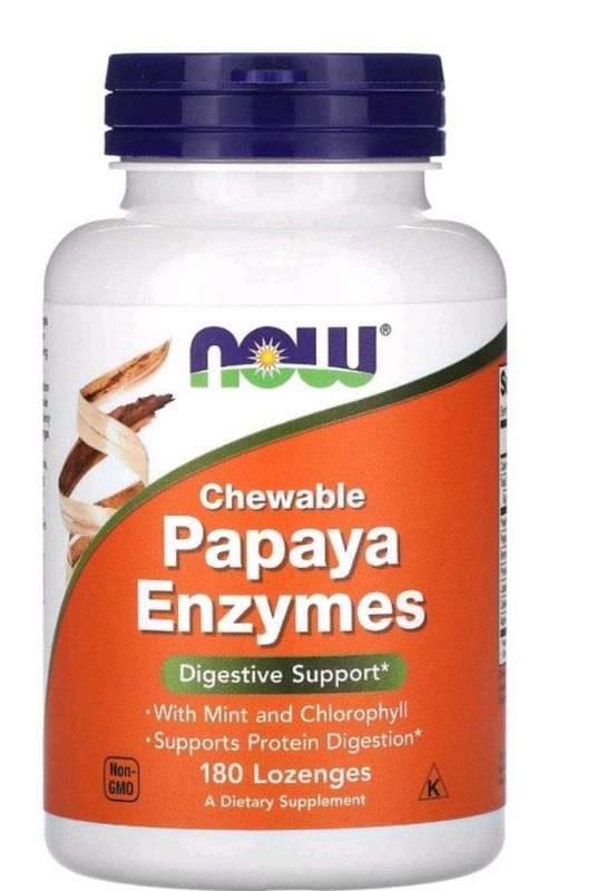 Now Foods, Papaya Enzym, папая энзим 180 таблеток Now Foods, Papaya Enzym, папая энзим 180 таблеток