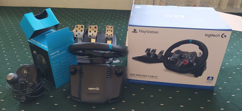 PlayStation G29 рул бошқарув комплекти янги PlayStation G29 рул бошқарув комплекти янги