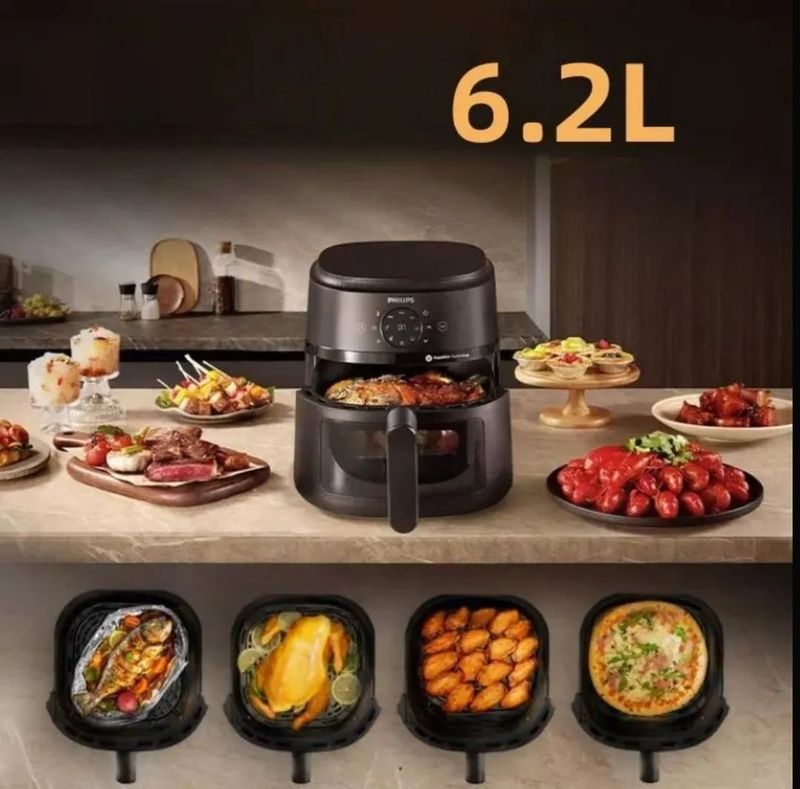 Аэрогриль 6,2 л Philips 2000 Series NA230/00 Аэрогриль 6,2 л Philips 2000 Series NA230/00