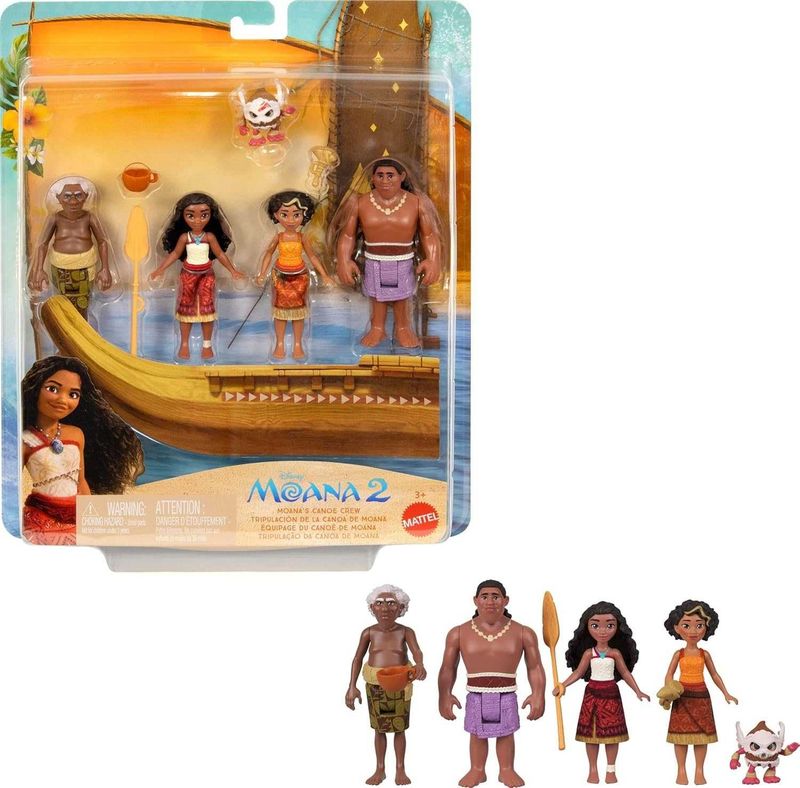 Disney Moana 2: Каноэ Моаны — игровой набор с 5 мини-куклами Disney Moana 2: Каноэ Моаны — игровой набор с 5 мини-куклами