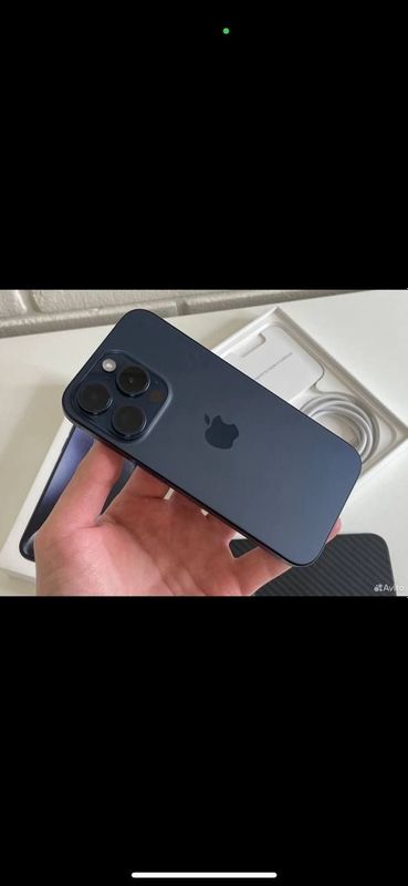 IPhone 15pro синый 128гб юмкс 100%