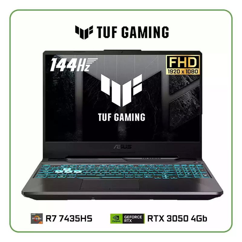 Asus Tuf Gaming A15 Amd R7-7435HS Rtx 3050 4G Asus Tuf Gaming A15 Amd R7-7435HS Rtx 3050 4G