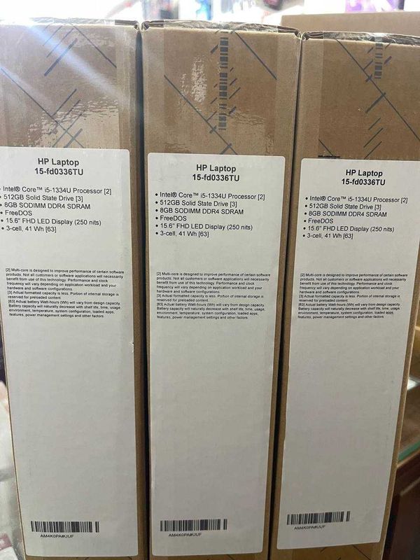 HP 15-FD0366 Laptop Core i5-1354U/8GB/512GB/15.6''FHD Backlit Keyboard HP 15-FD0366 Laptop Core i5-1354U/8GB/512GB/15.6''FHD Backlit Keyboard