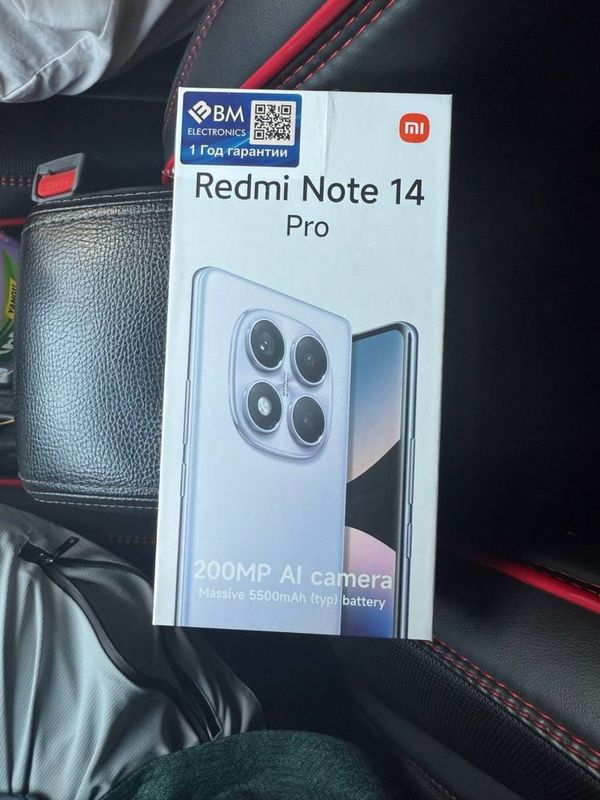 Redmi note 14 pro black 12/512 yengi Redmi note 14 pro black 12/512 yengi