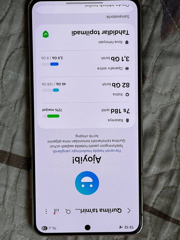Samsung S21 5G 128/8 aybi yo'q usta kormagan