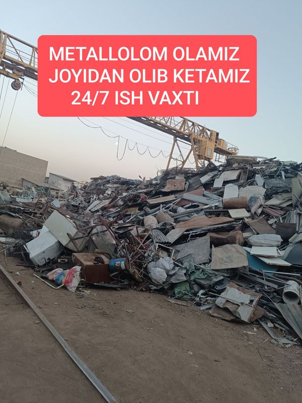 Metallom olamiz Toshkent boylab har xil turdagi metallarni металлолом