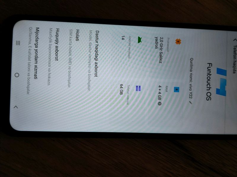 vivo Y22 vivo Y22