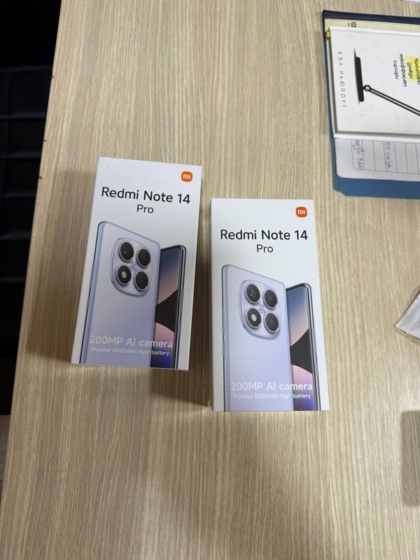 Redmi Note 14 Pro чёрный новые в упаковке. IMEI зарегистрирован Redmi Note 14 Pro чёрный новые в упаковке. IMEI зарегистрирован