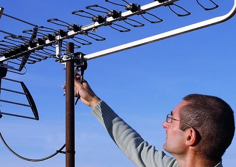 Установка антенны, antena urnatamiz