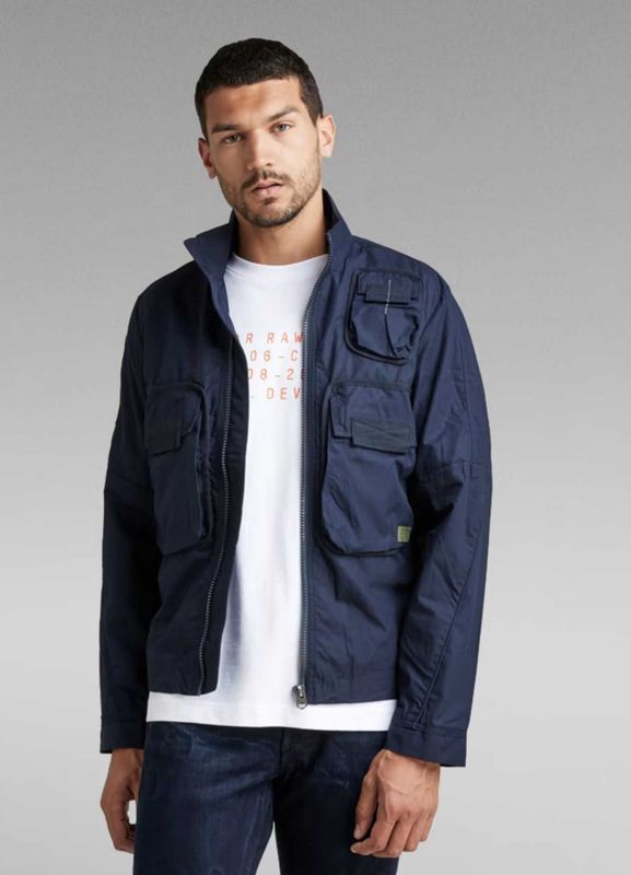 Куртка G-STAR RAW Overshirt Bound Pocket Track Bomber, размер 54