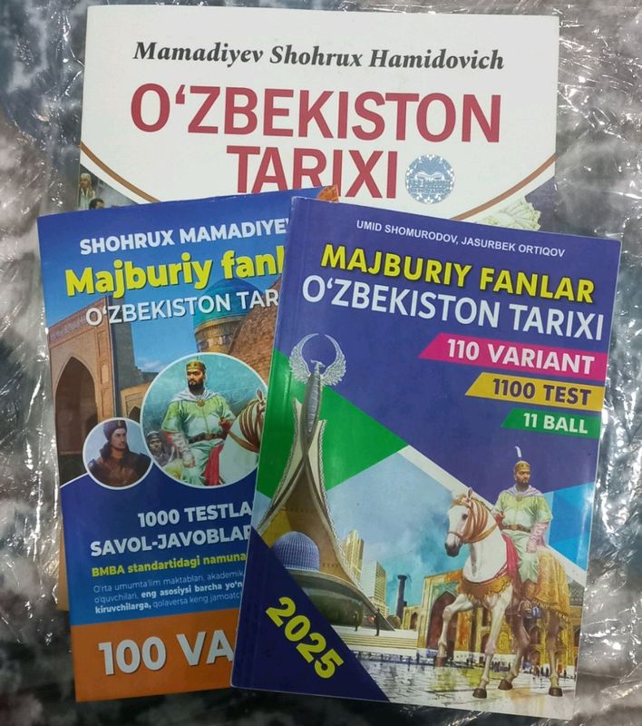 Majburiy fanlar O'zbekiston tarixi kitoblari Majburiy fanlar O'zbekiston tarixi kitoblari