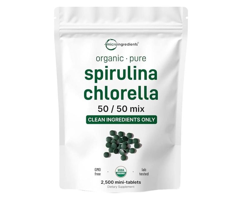 Spirulina Chlorella 50/50 mix,2500 tablet organic,ARZON NARXDA Chegirm Spirulina Chlorella 50/50 mix,2500 tablet organic,ARZON NARXDA Chegirm