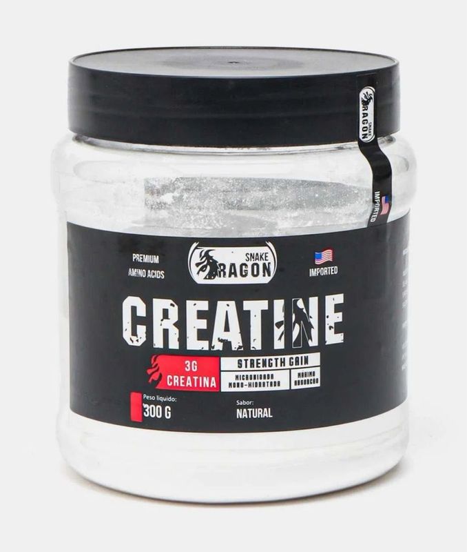 Креатин моногидрат Kreatin Snake Dragon Creatin 300 gr 100 porsiya Креатин моногидрат Kreatin Snake Dragon Creatin 300 gr 100 porsiya