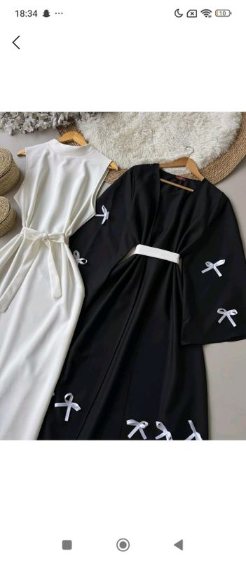 razmer xl qora oq abaya