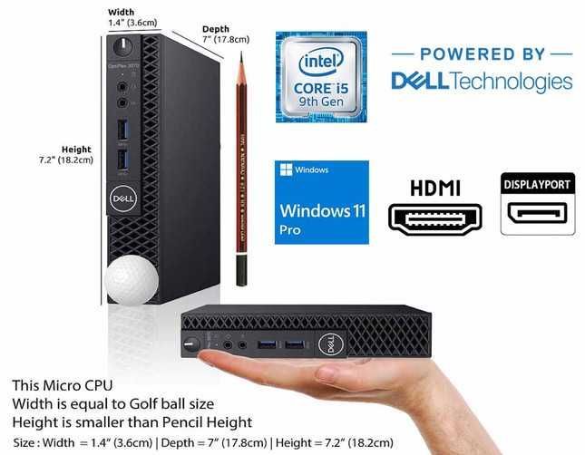 DELL OptiPlex 3070 Intel Core i5-9500T озу8гб 256 ssd