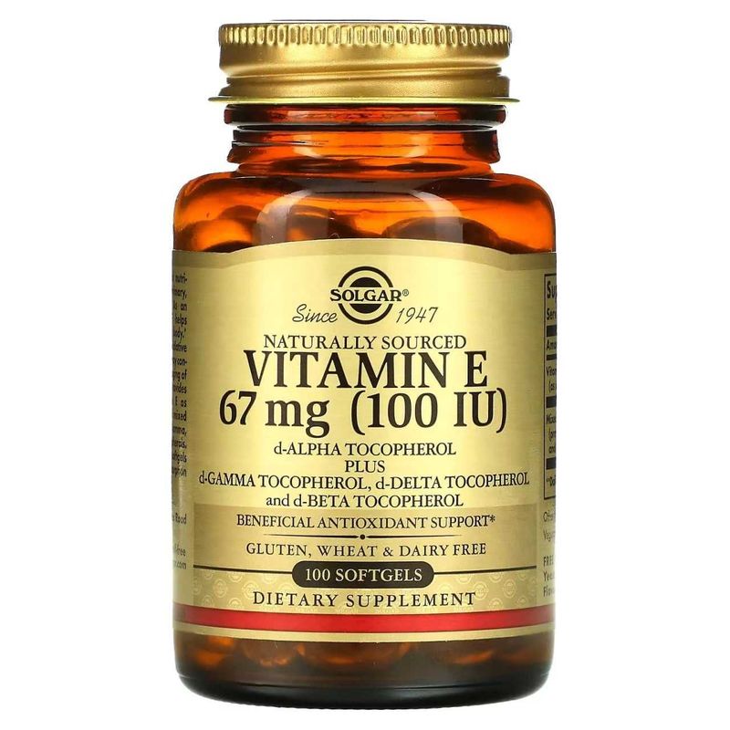 Solgar, витамин Е, 67 мг (100 МЕ), Солгар, Vitamin E 100 Solgar, витамин Е, 67 мг (100 МЕ), Солгар, Vitamin E 100