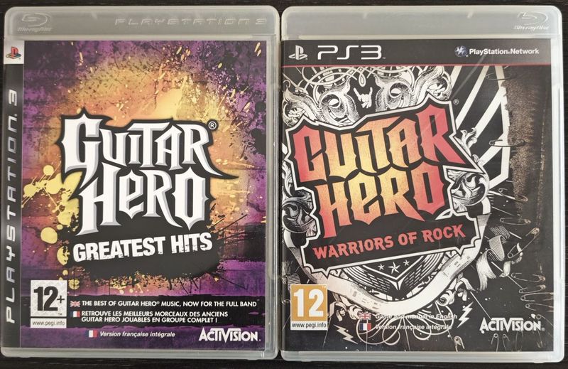 Игра Guitar Hero warriors of rock и Greatest Hits для Ps3