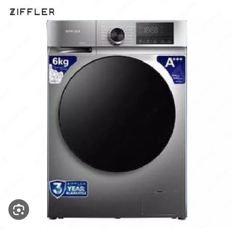 Стиральная машина автомат Ziffler T60-F1ING 6кг Серый Inverter ( 0 оце