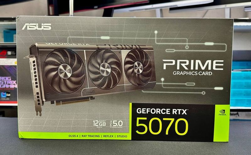 Asus Prime - 12GB GeForce RTX5070 Asus Prime - 12GB GeForce RTX5070