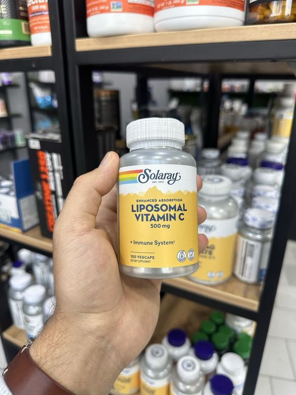 Solaray Liposomal Vitamin C 500 mg 100 капсул