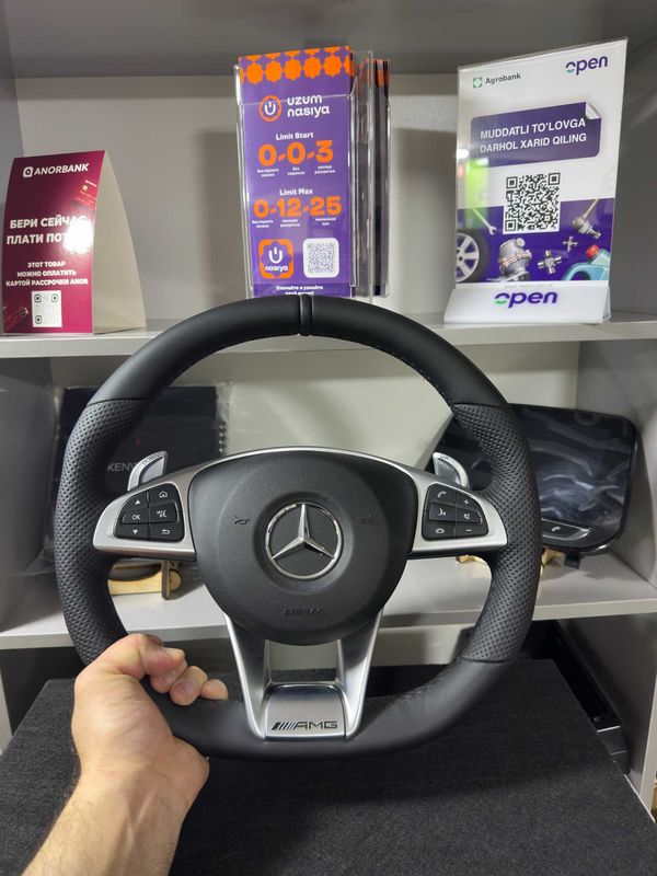 Mersedes Benz 205 Sport AMG Руль | Rassrochka | 6/12/15/18/24 oy Mersedes Benz 205 Sport AMG Руль | Rassrochka | 6/12/15/18/24 oy
