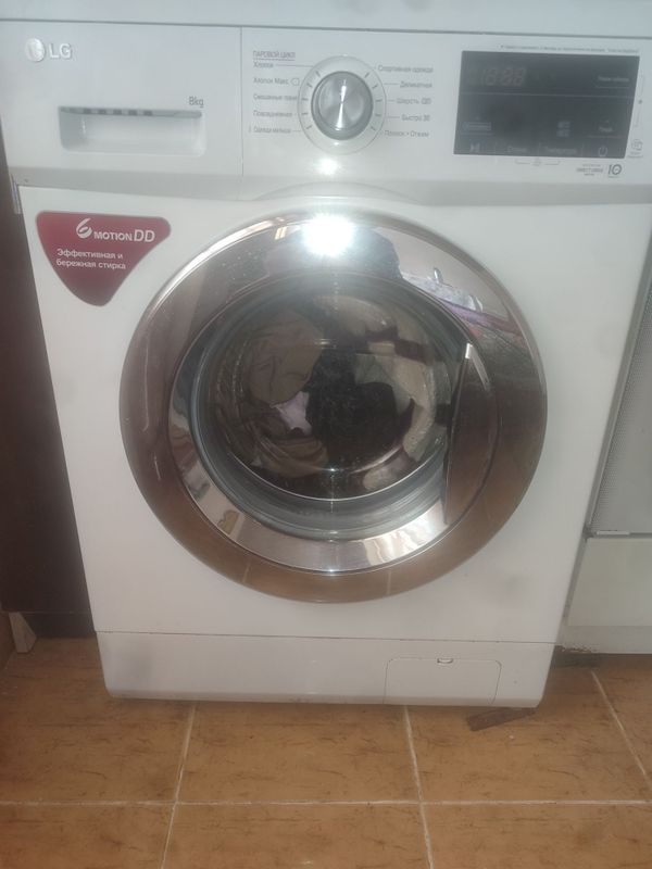 Lg kirmoshina 8 kg Aybi yo'q olinganiga 2 yil bo'ldi Lg kirmoshina 8 kg Aybi yo'q olinganiga 2 yil bo'ldi