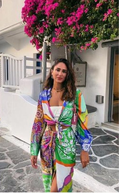 dvoyka kofta yubka Zara razmeri S